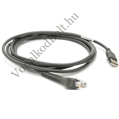 Zebra-Symbol USB univerzális kábel, 7 láb egyenes