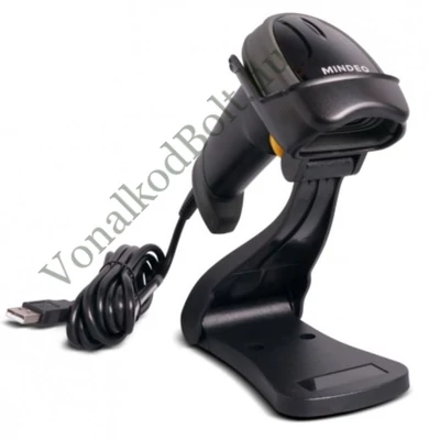Mindeo MD6600-SR, 2D Imager, irányfüggetlen vonalkódolvasó, USB interfészkábellel, tartóállvánnyal