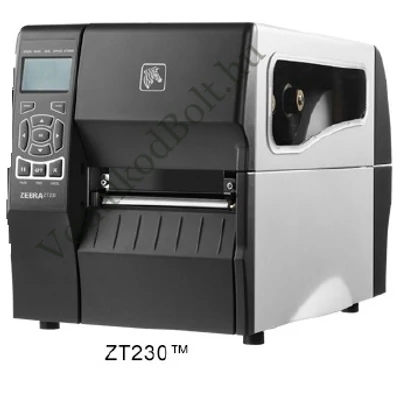 Zebra ZT230 300dpi Direct Termo és Termo transzfer vonalkódnyomtató - CSAK A KÉSZLET EREJÉIG!